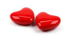 Hearts minimalistic artwork