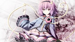 Hearts red eyes wires skirts pink hair short hair touhou 