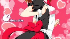 Hearts Ribbons blush anime girls blue eyes maids panties love 