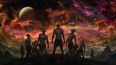 Heaven science fiction outer space artwork Noah Bradley