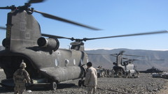 Helicopters Afghanistan vehicles chinook