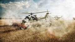 Helicopters agriculture Mi-24 Hind