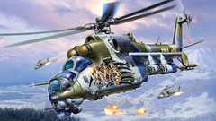 Helicopters air force artwork