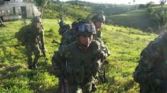 Helicopters Army soldiers special forces vehicles colombia 