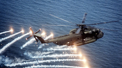 Helicopters flares