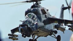 Helicopters hind vehicles Mi-24