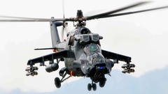 Helicopters hind vehicles Mil