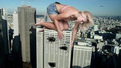 Helicopters jeans blondes cities