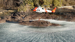 Helicopters Rescue coast guard