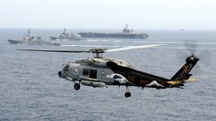 Helicopters SH-60 US Navy seahawks