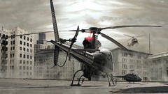 Helicopters vehicles