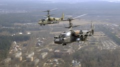 Helicopters vehicles KA-52