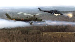 Helicopters vehicles Mi-24