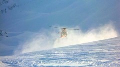 Helicopters vehicles Tignes