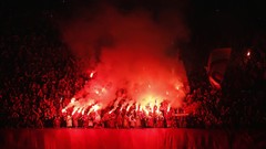 Hell torch Turkey Manchester United Champions League soccer 