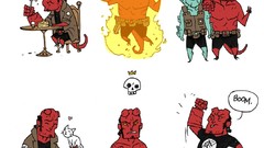 Hellboy comics little superheroes