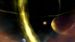 Hellfire sky abstract