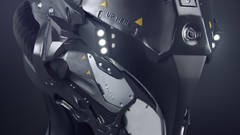 Helmet artwork futuristic Simple Background