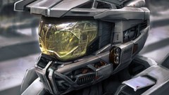 Helmets halo artwork video games