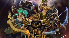 Helmets long hair League of Legends Cassiopeia video games 