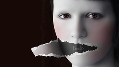 Help girls face paper