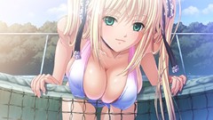 Hentai blondes Ribbons green