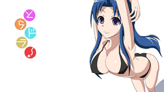 Hentai boobs bikini blue