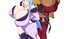 Hentai boobs Simple Background