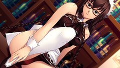 Hentai brunettes stockings bottles
