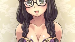 Hentai glasses long hair
