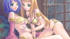 Hentai lesbians yuri underboobs