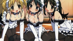 Hentai maids cleavage He