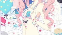 Hentai woman ecchi pink