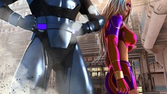 Heroes artwork digital art 3d art