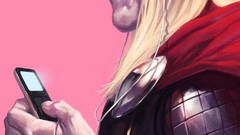 Heroes comics earphones thor superheroes marvel comics mp3 