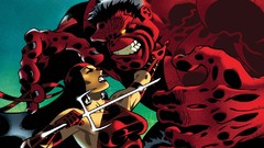 Heroes Elektra comics superheroes Red Hulk marvel comics Hulk 