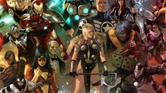 Heroes Iron Man spider woman thor captain america Black Widow 
