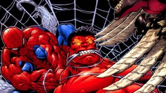 Heroes Spider-Man comics superheroes Red Hulk marvel comics