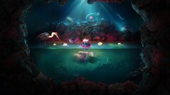 herons baby fantasy art underwater children digital art Birds