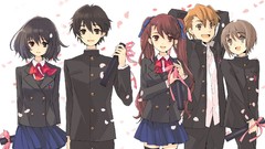 Heterochromia seifuku misaki mei akazawa izumi Another (anime 