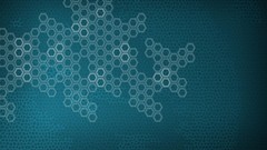 Hexagons honeycomb blue Cell