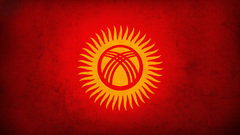 High flag of Kyrgyzstan