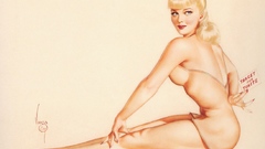 High heels woman pinups