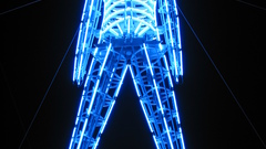 High man night burning