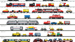 High Resolution legotrainposter