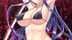 Highschool of the dead busujima saeko bikini nipples through 