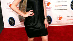 Hilary duff black dress