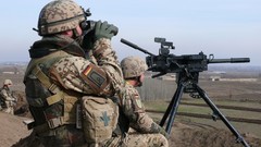 Hills War Army soldiers binoculars military German observe 