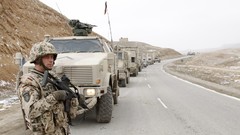 Hills War Army soldiers military roads patrol German dingo 