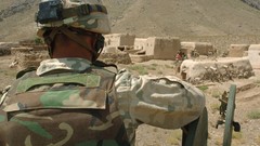 Hills War soldiers patrol infantry NATO Afghanistan Villages 